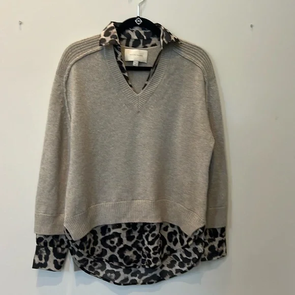 Brochu Walker The Looker layered V-neck sweater